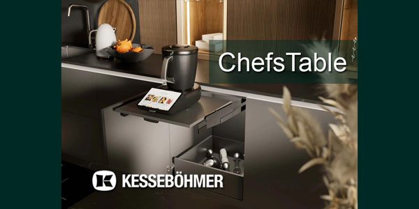 ChefsTable — революционный поворотный стол для современной кухни Kessebohmer в Тюмени